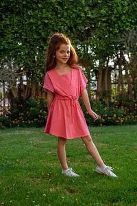 Belted Dress for Baby Girls