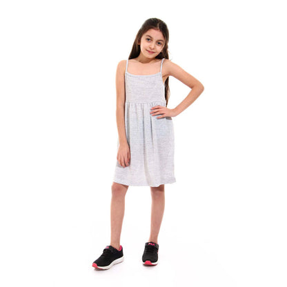 Girls Straps Knee Length Dress