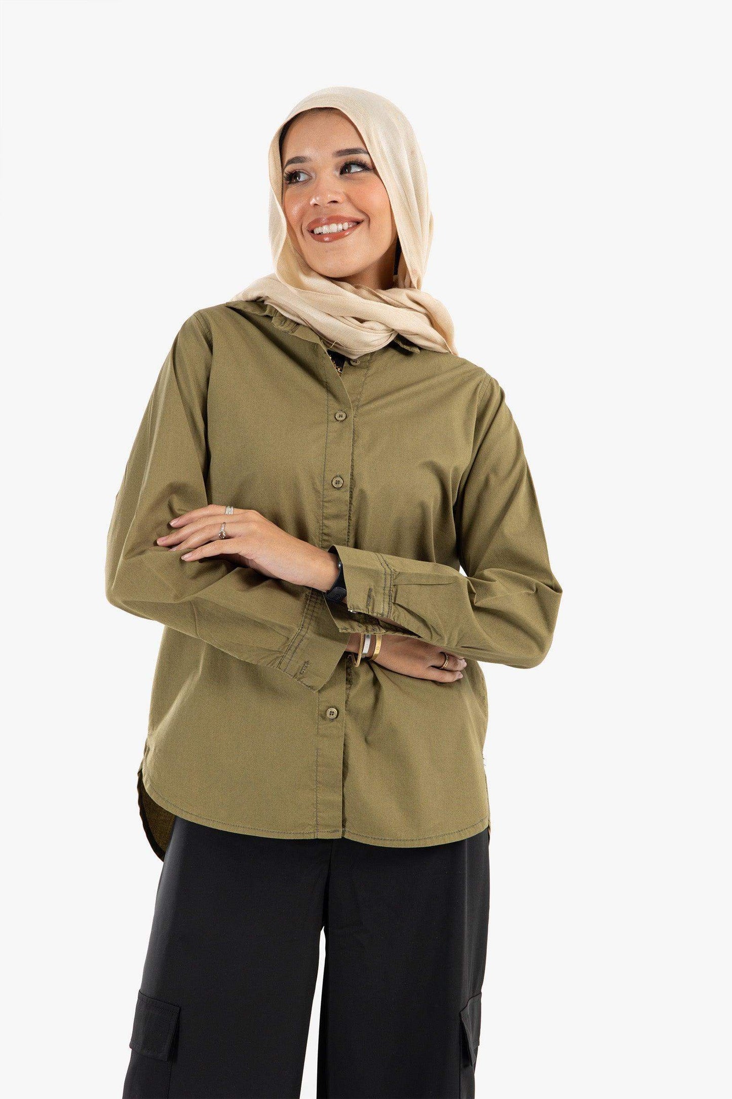 Gabardine Hip Length Shirt - Carina - ??√É¬¢√¢‚Äö¬¨√¢‚Äû¬¢????????√É∆í√Ç¬±??√É¬Ø√Ç¬ø√Ç¬Ω√É∆í√Ç¬ø??√É‚Ä†√¢‚Ç¨‚Ñ¢?√É∆í√Ç¬ø????