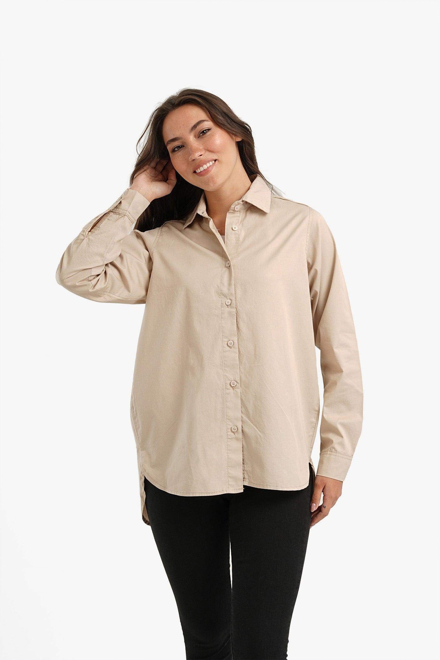 Gabardine Hip Length Shirt - Carina - ??√É¬¢√¢‚Äö¬¨√¢‚Äû¬¢????????√É∆í√Ç¬±??√É¬Ø√Ç¬ø√Ç¬Ω√É∆í√Ç¬ø??√É‚Ä†√¢‚Ç¨‚Ñ¢?√É∆í√Ç¬ø????