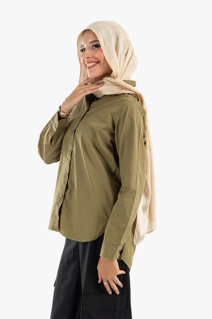 Gabardine Hip Length Shirt - Carina - ??√É¬¢√¢‚Äö¬¨√¢‚Äû¬¢????????√É∆í√Ç¬±??√É¬Ø√Ç¬ø√Ç¬Ω√É∆í√Ç¬ø??√É‚Ä†√¢‚Ç¨‚Ñ¢?√É∆í√Ç¬ø????