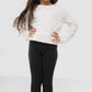 Carina Breathable Plain Leggings for Girls