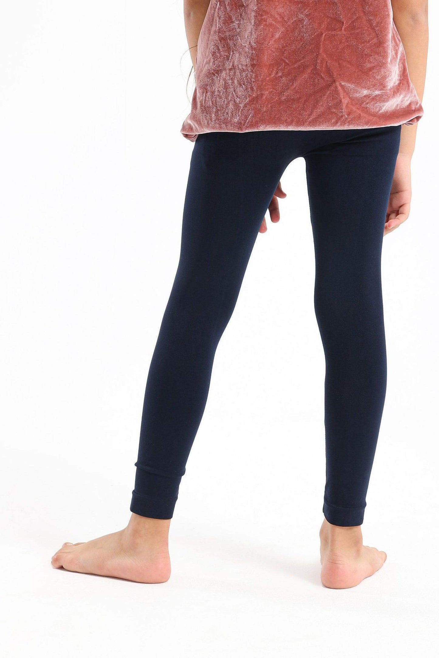 Carina Breathable Plain Leggings for Girls