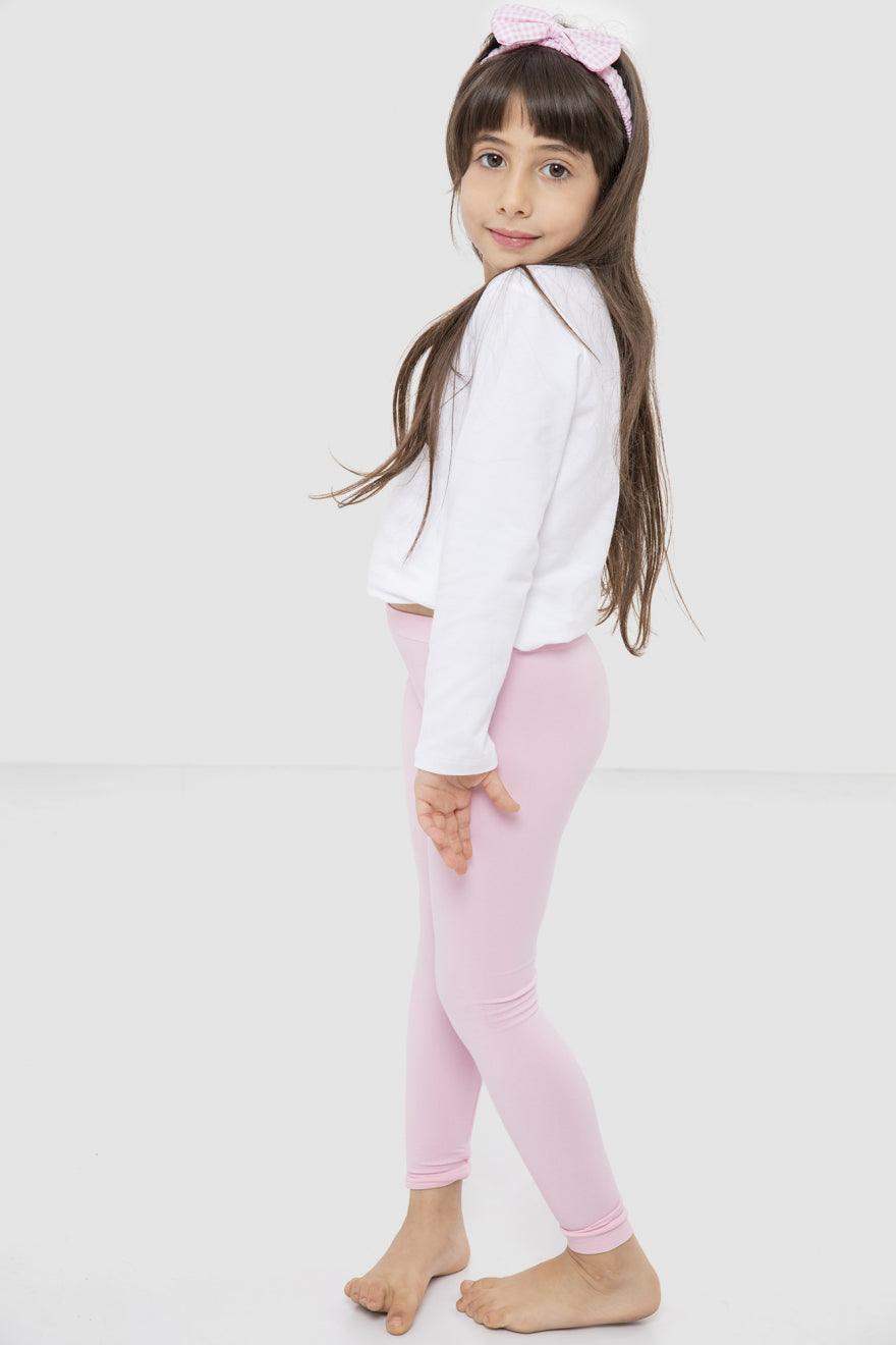 Carina Breathable Plain Leggings for Girls