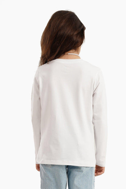 بلوزة بأكمام طويلة للبنات