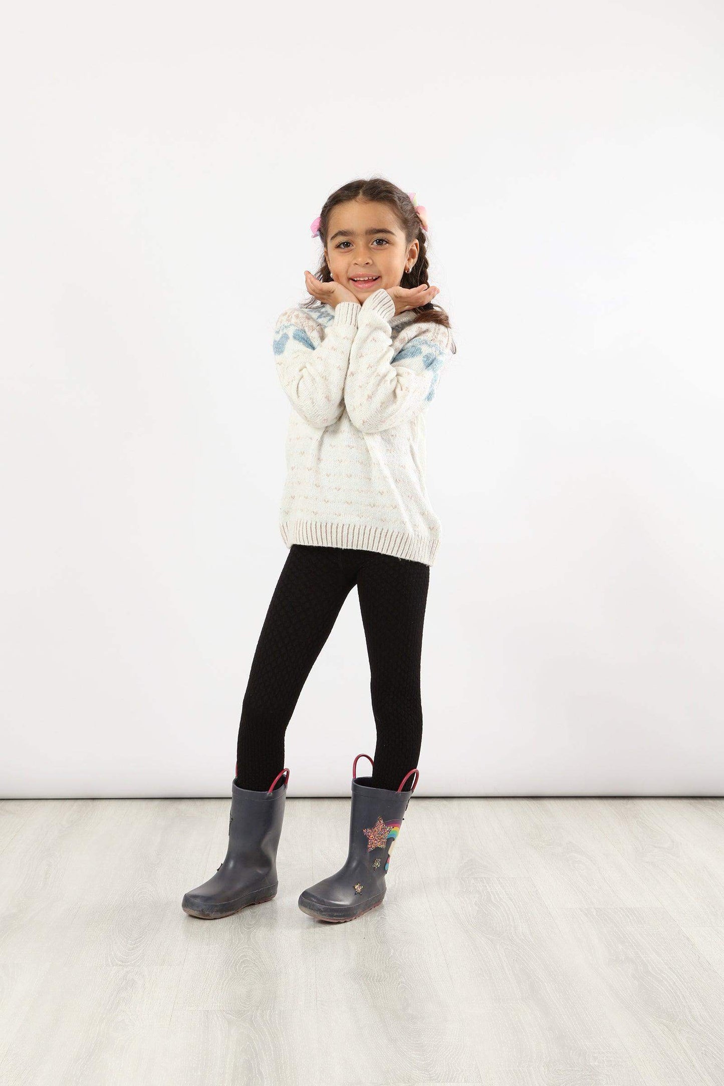 Carina Warm Pattern Legging for Girls