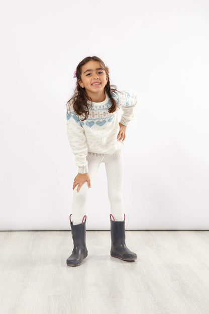 بنطال ضيق بنمط دافئ للبنات