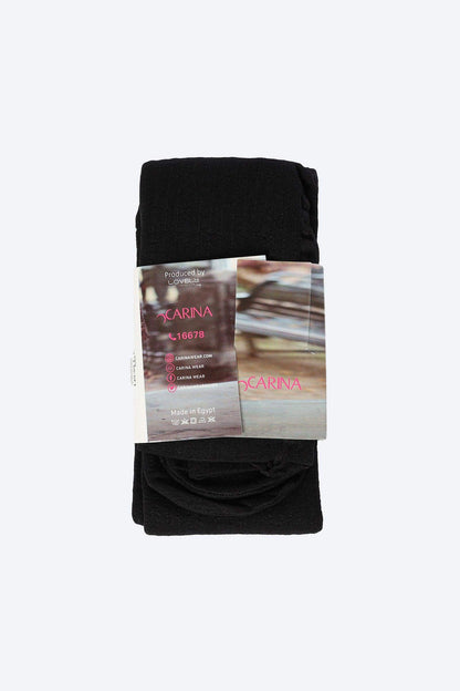 جوارب طويلة بنمط دافئ للبنات