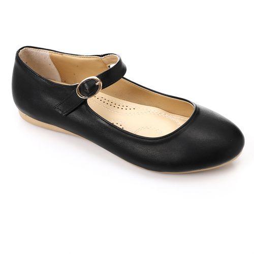 Side Buckle Round Toe Ballerina