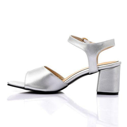 Square Toe Heeled Sandal