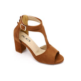 XO Style Ankle Sandal with Back Zipper