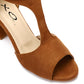 XO Style Ankle Sandal with Back Zipper