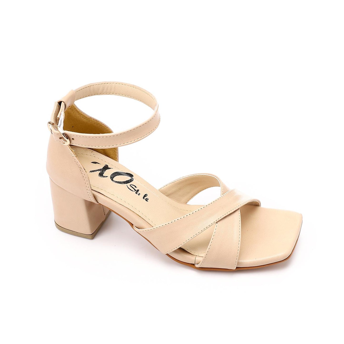 XO Square Toe Cross Sandal