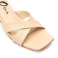 XO Square Toe Cross Sandal