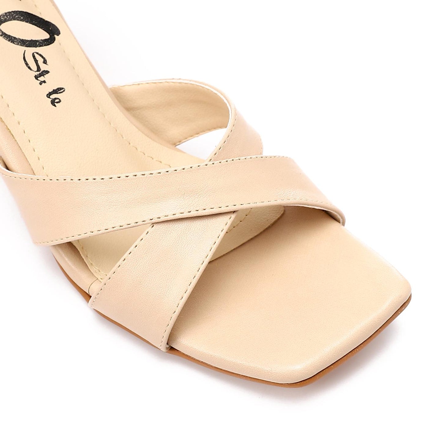 XO Square Toe Cross Sandal