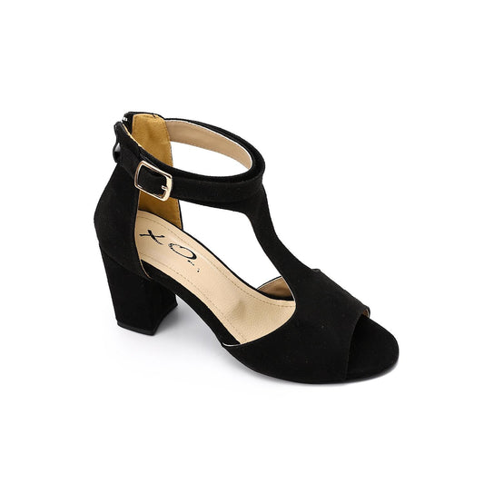 XO Style Ankle Sandal with Back Zipper