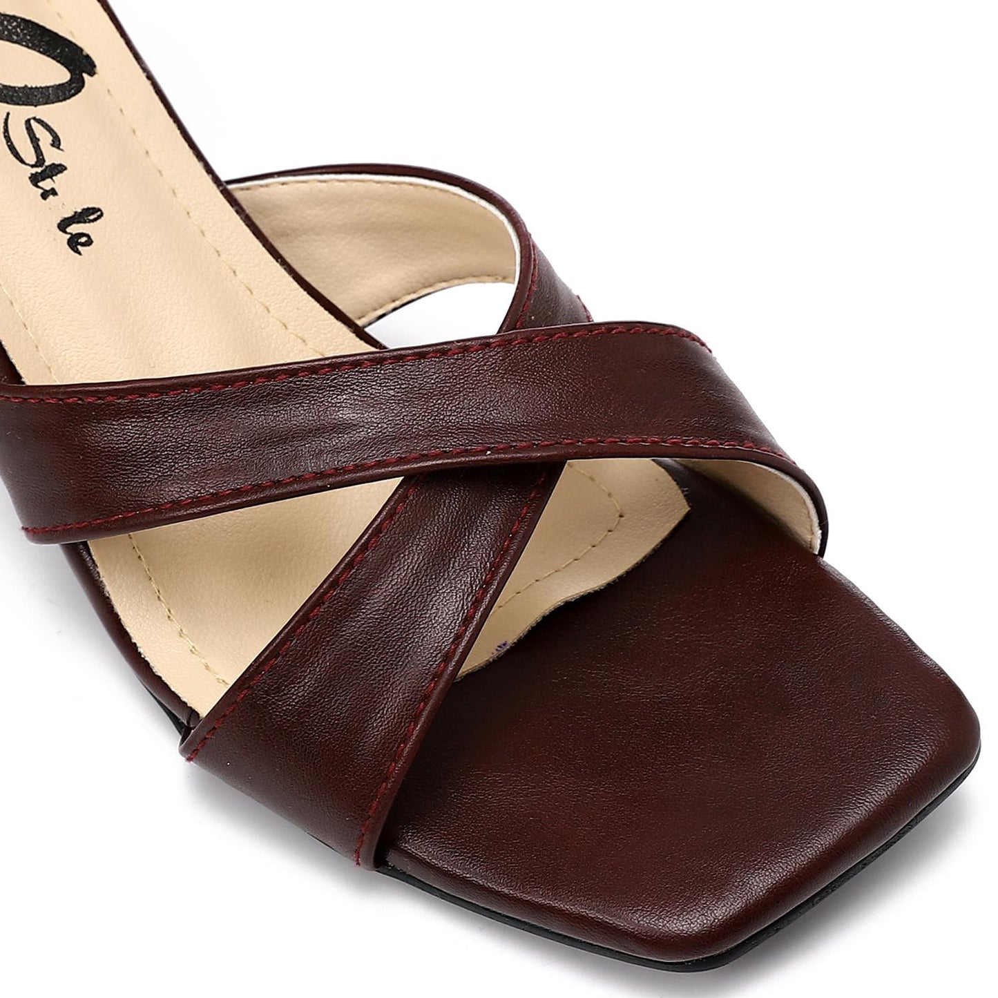 XO Square Toe Cross Sandal