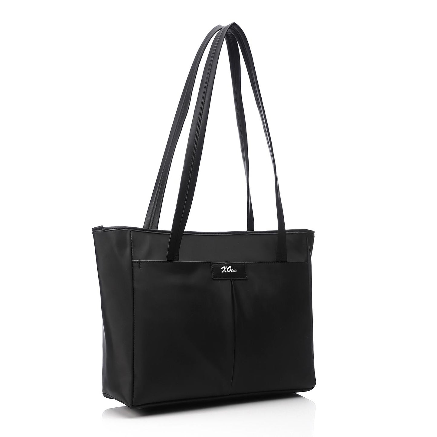 Black Casual Shoulder Tote Bag