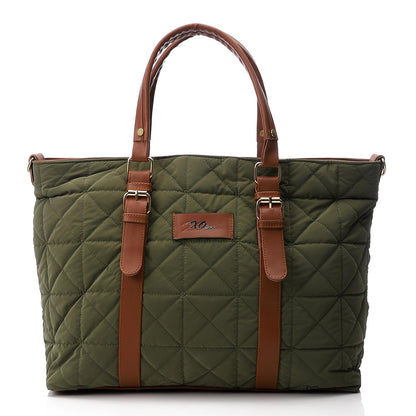 Olive Waterproof Handbag with Strap