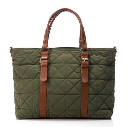 Olive Waterproof Handbag with Strap