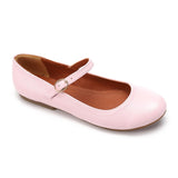 XO Style Classic Leather Flat Shoes for Girls