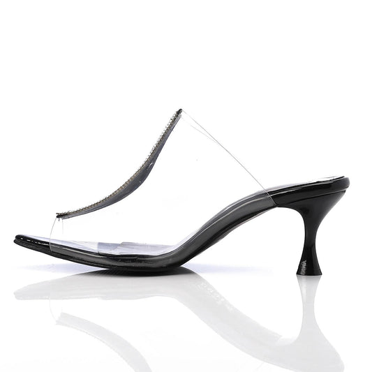 XO Style Upper Strass Transparent Slipper