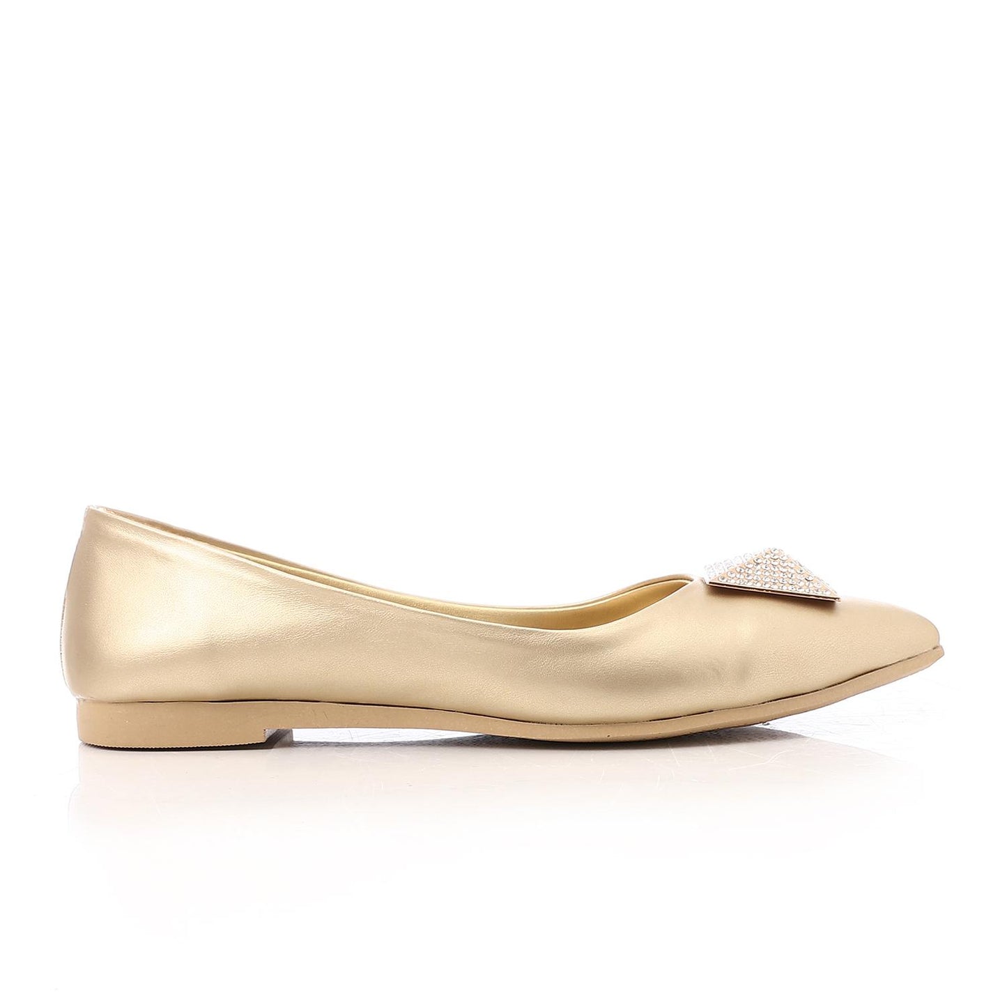 XO Style Elegant Pointed Toe Cap Ballerina