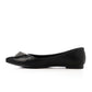 XO Style Elegant Pointed Toe Cap Ballerina