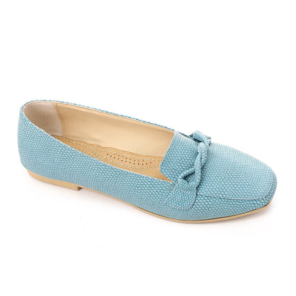 Light Blue Casual Ballerina Shoes