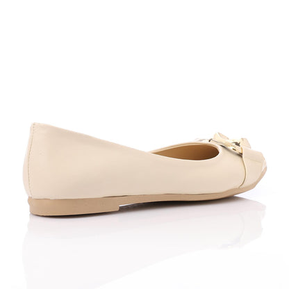 Golden Detail Ballerina Shoes