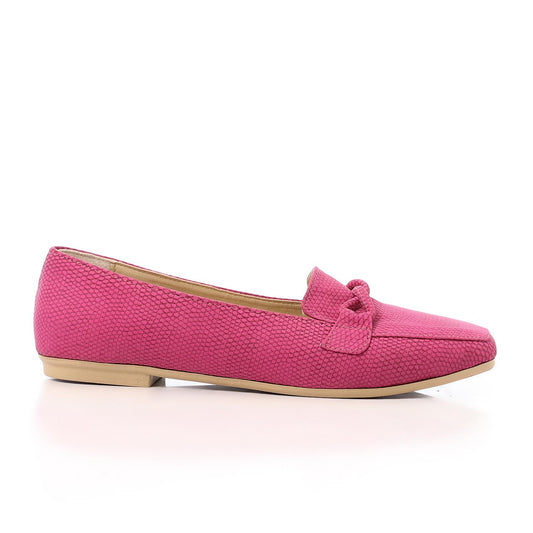 Hot Pink Casual Ballerina Shoes