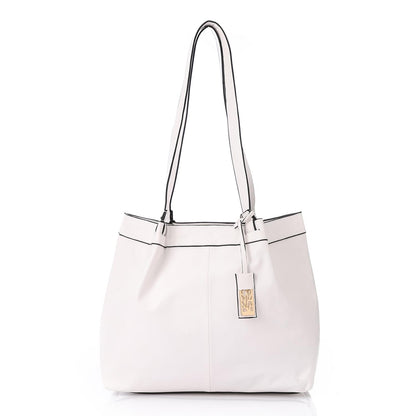 White Leather Shoulder Bag
