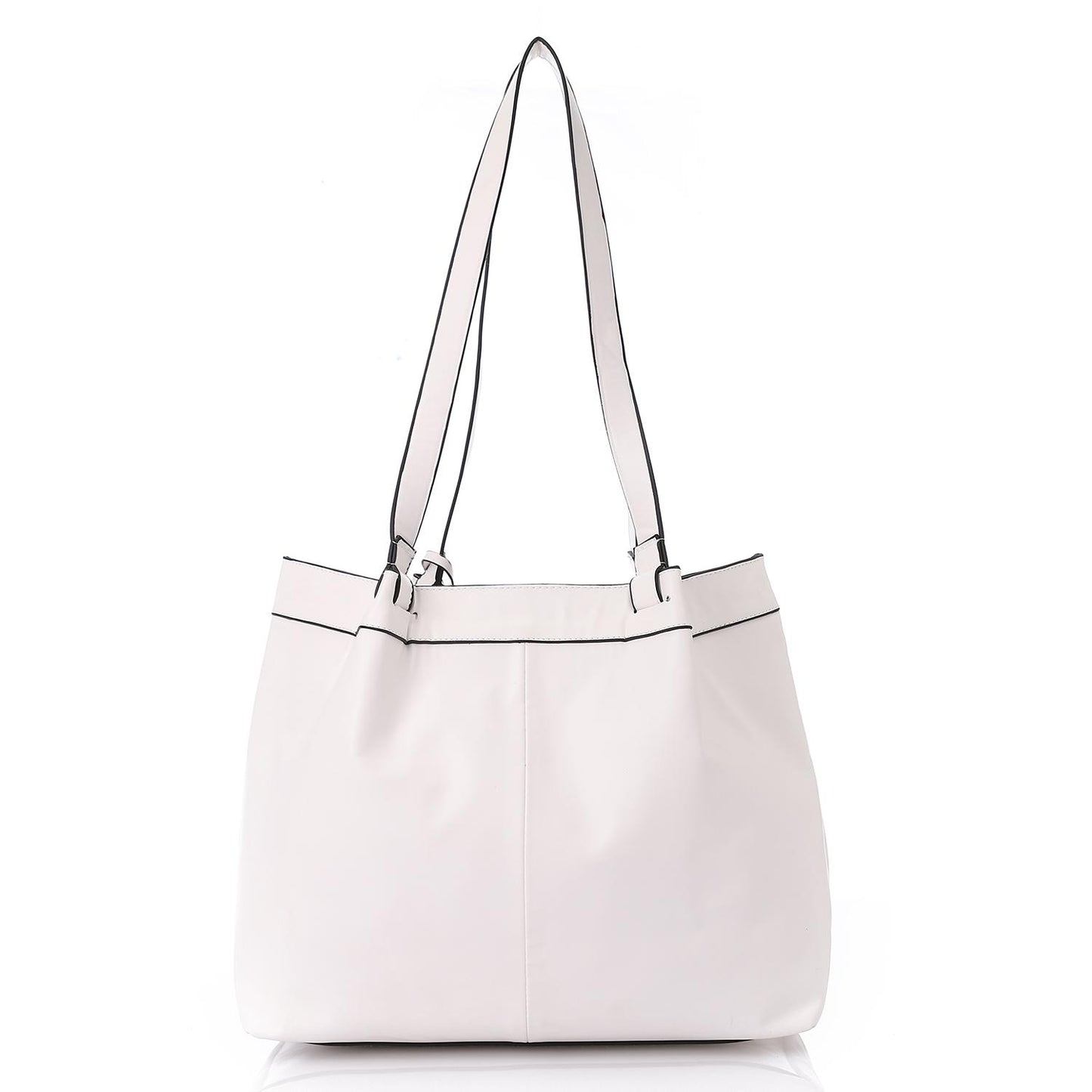 White Leather Shoulder Bag