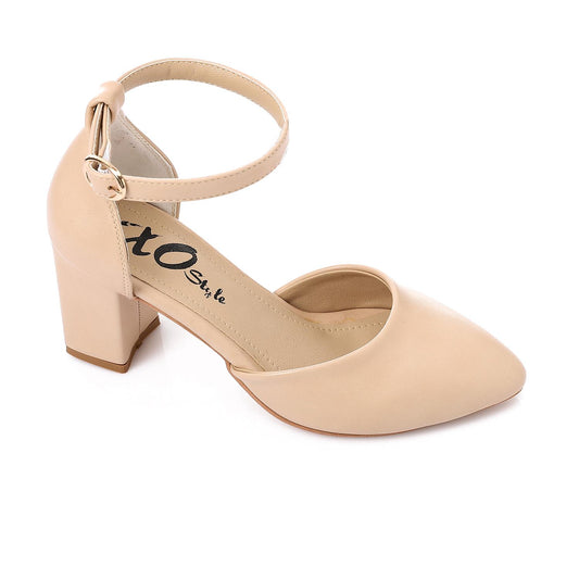 Classic Plain Heeled Shoes
