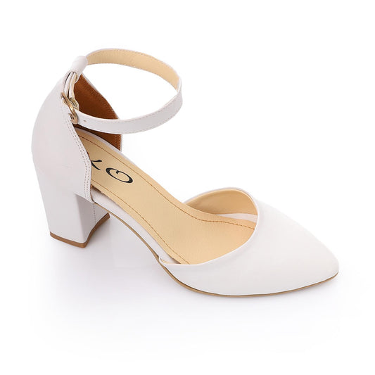 Classic Plain Heeled Shoes