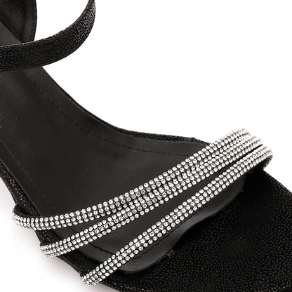 Black Slingback Soiree Sandal