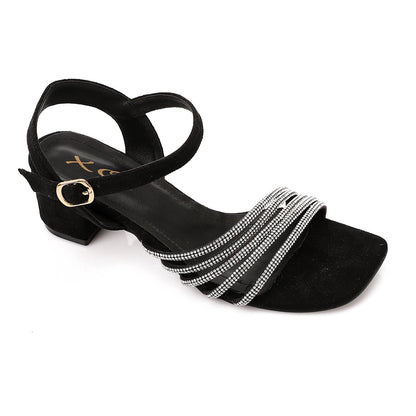 Black Slingback Soiree Heeled Sandal