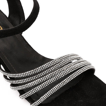 Black Slingback Soiree Heeled Sandal
