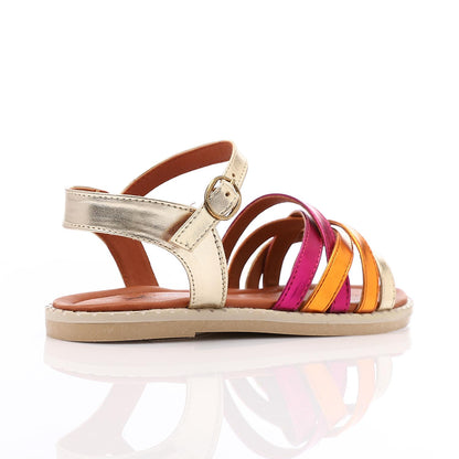 Colorful Multi-Cross Sandal for Girls