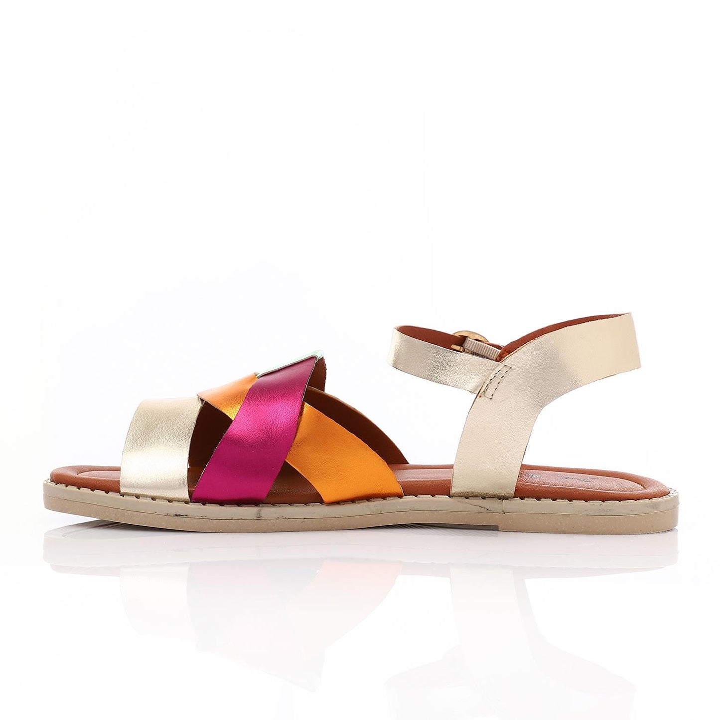 Metallic Flat Sandal for Girls