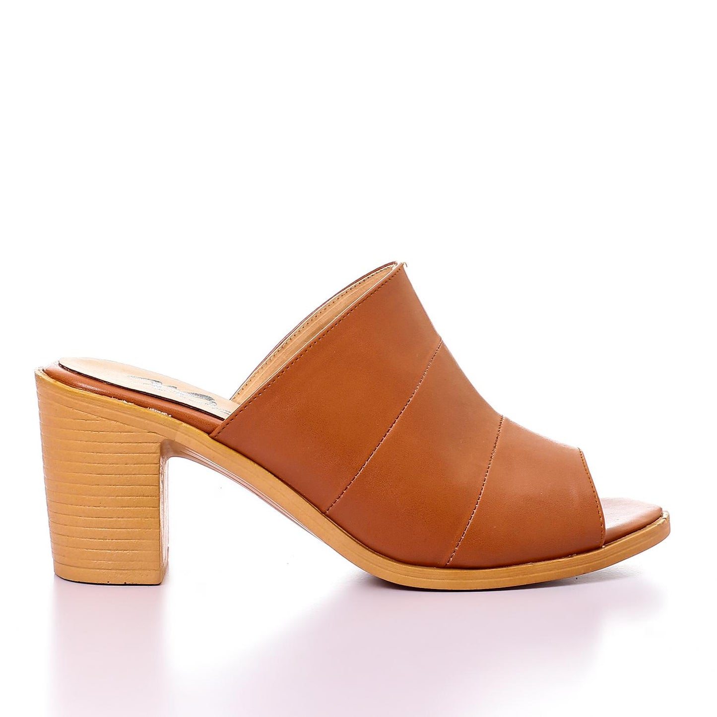 Open-Toe High-Heel Slipper