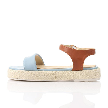 Side Buckle Flat Heel Sandal