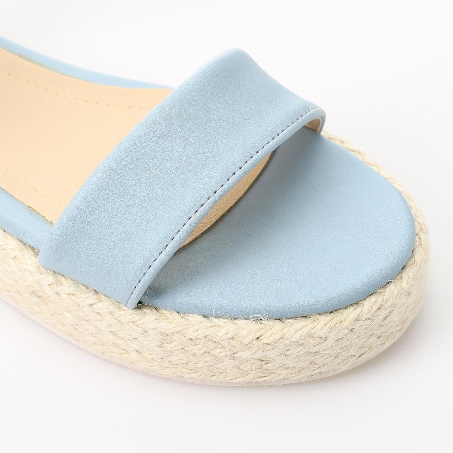 Side Buckle Flat Heel Sandal