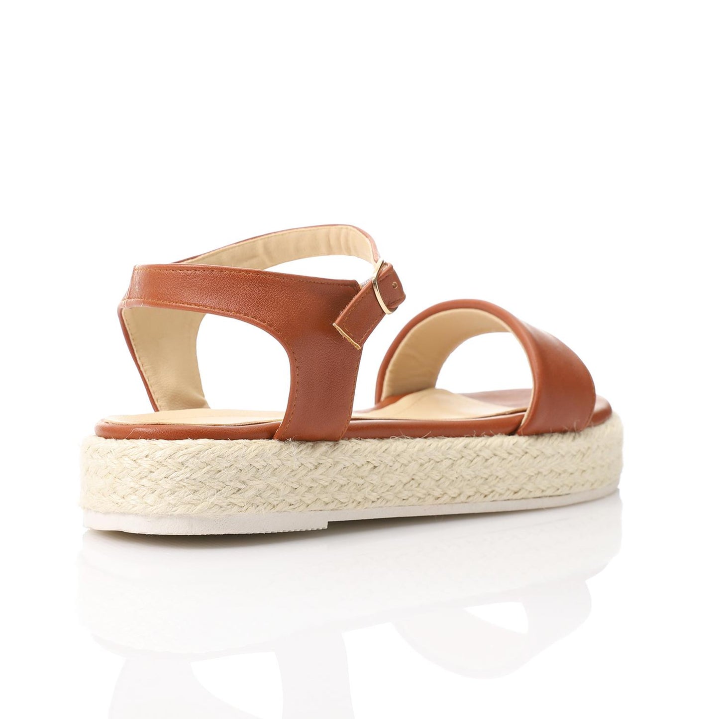 Side Buckle Flat Heel Sandal