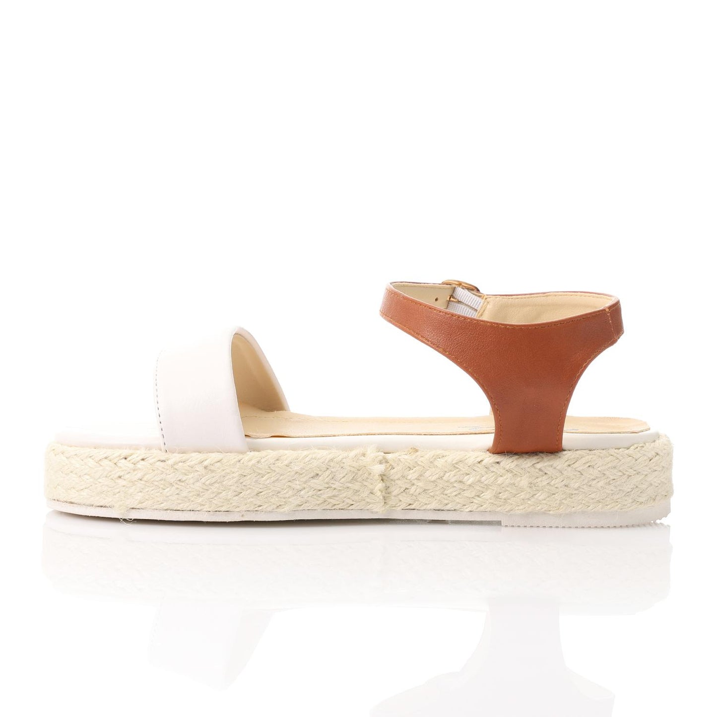 Side Buckle Flat Heel Sandal
