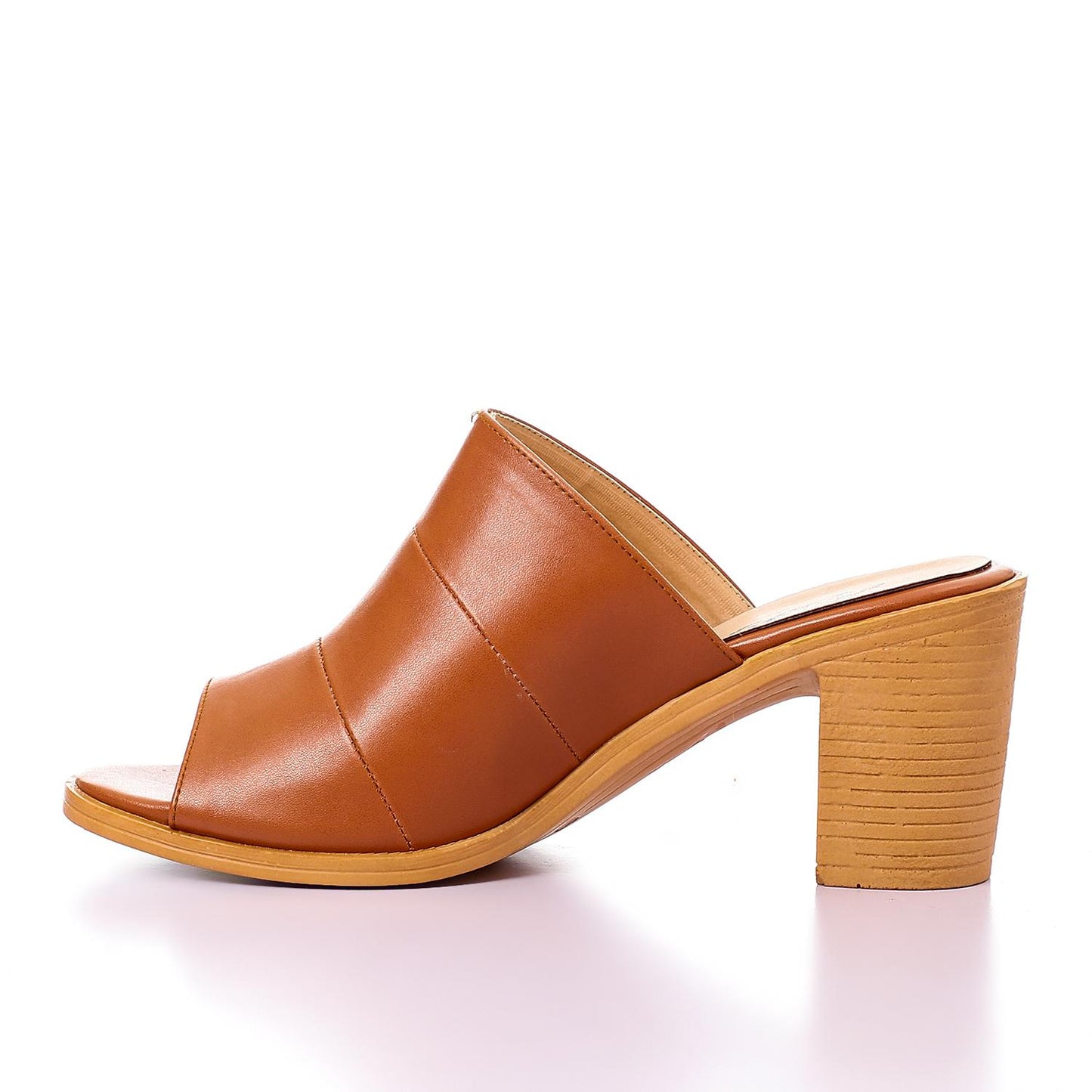 Open-Toe High-Heel Slipper