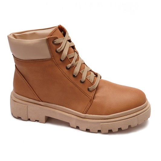 Casual Lace-Up Ankle Boots