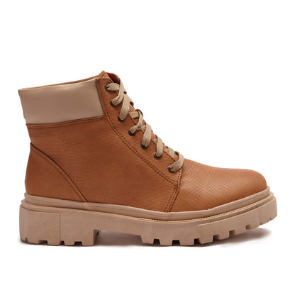 Casual Lace-Up Ankle Boots