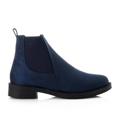 Navy Stylish Chelsea Boots