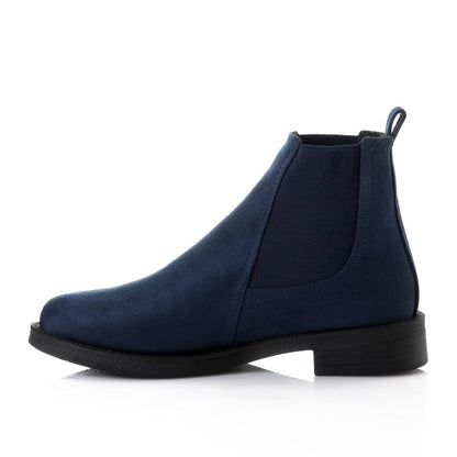 Navy Stylish Chelsea Boots